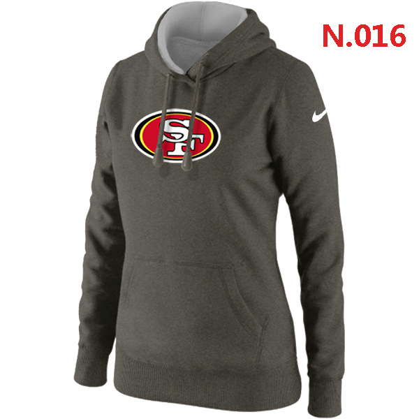 NFL San Francisco 49ers Women Hoodie D.Grey