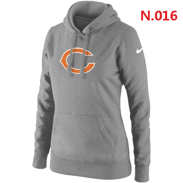 NFL Chicago Bears Light Grey Hoodie for Women