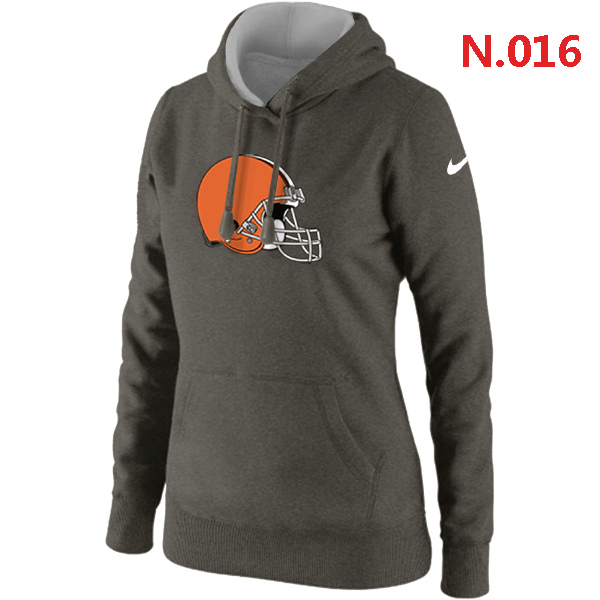 NFL Cleveland Browns D.Grey Hoodie for Women