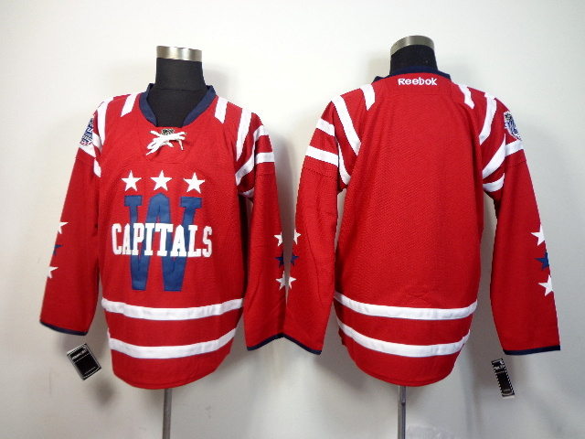 NHL Washington Capitals Blank Red Jersey