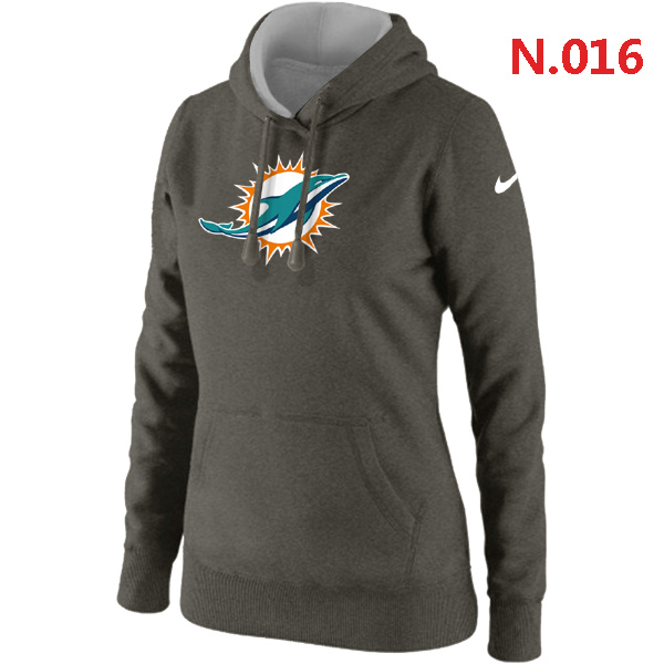 NFL Miami Dolphins D.Grey Hoodie for Women