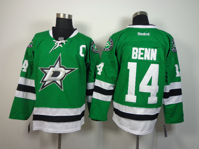 NHL Dallas Stars #14 Benn Green Jersey
