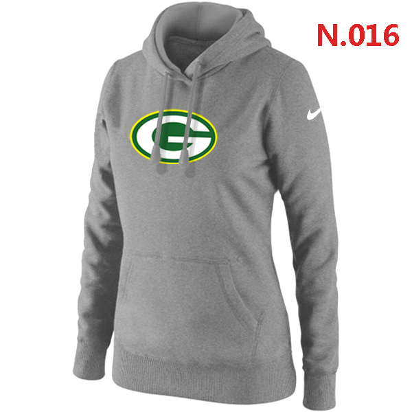 NFL Green Bay Packers Grey Color Hoodie for Women