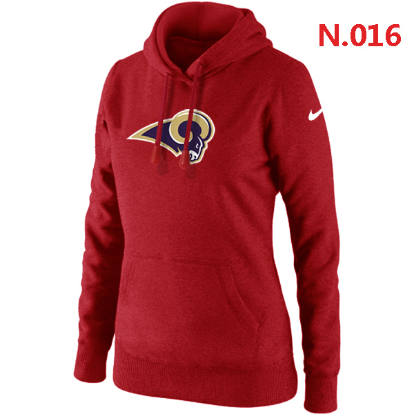 NFL St. Louis Rams Red Hoodie for Women