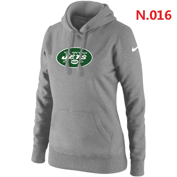 NFL New York Jets L.Grey Hoodie for Women