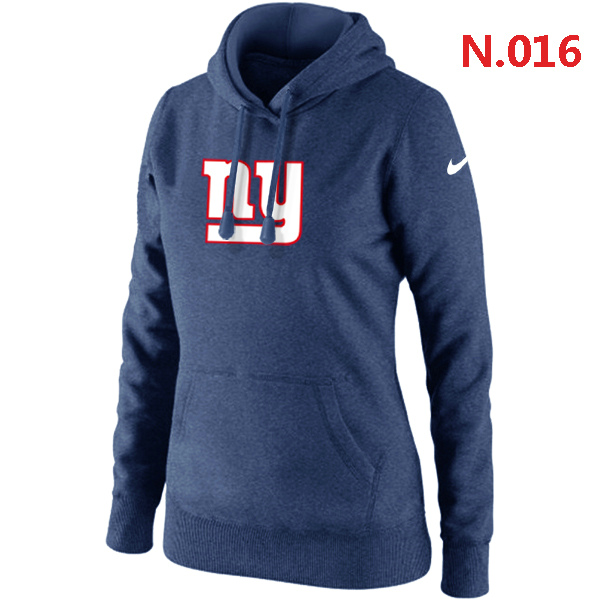 NFL New York Giants Blue Color Hoodie for Women