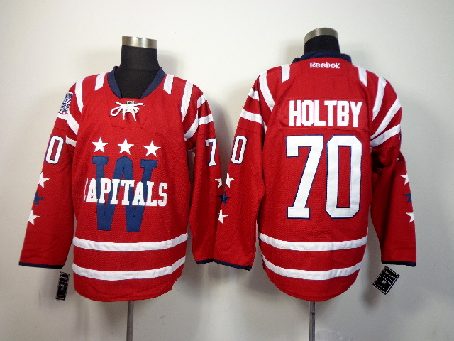 NHL Washington Capitals #70 Holtby Red Jersey