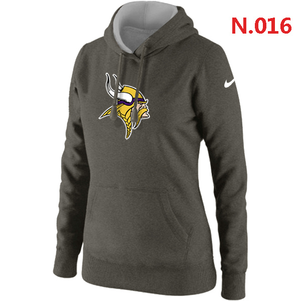 NFL Minnesota Vikings D.Grey Hoodie for Women