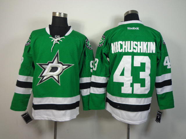 NHL Dallas Stars #43 Nichushkin Green Jersey