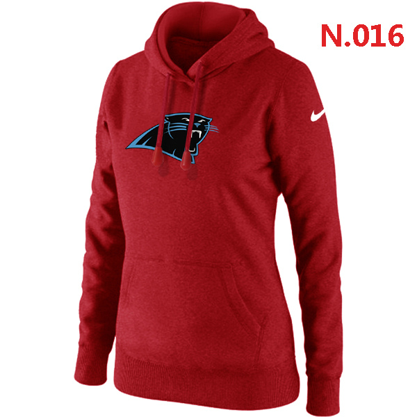 NFL Carolina Panthers Red Hoodie for Women