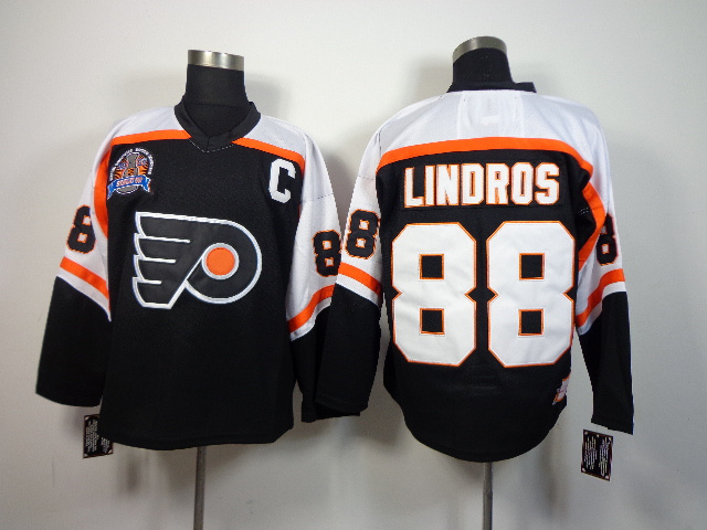 NHL Philadelphia Flyers #88 Lindros Black Jersey