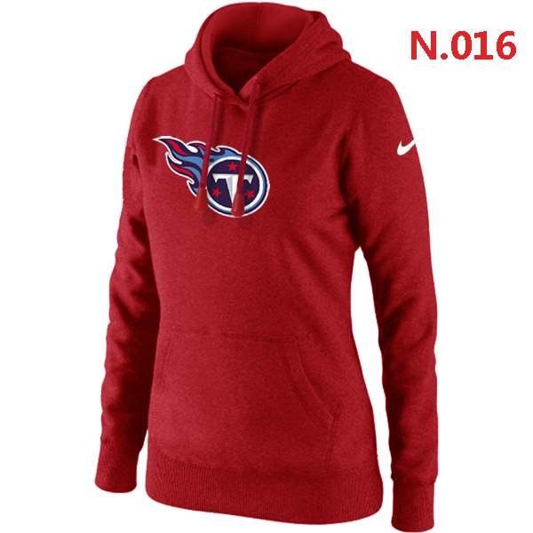NFL Tennessee Titans Red Hoodie for Women