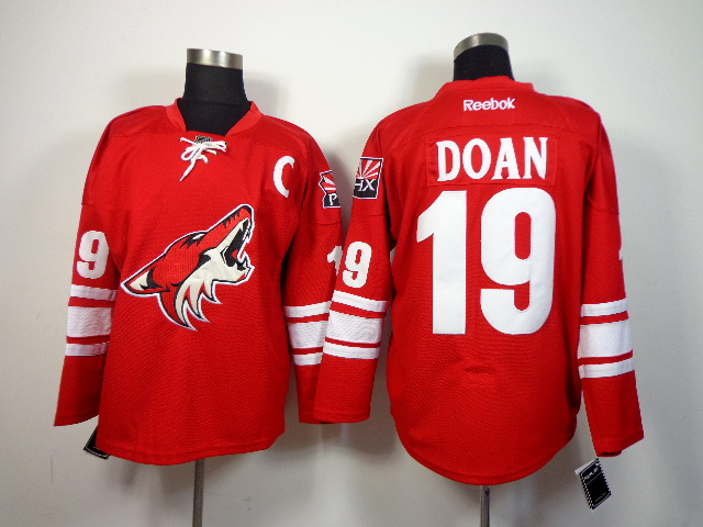 NHL Phoenix Coyotes #19 Doan Red Jersey