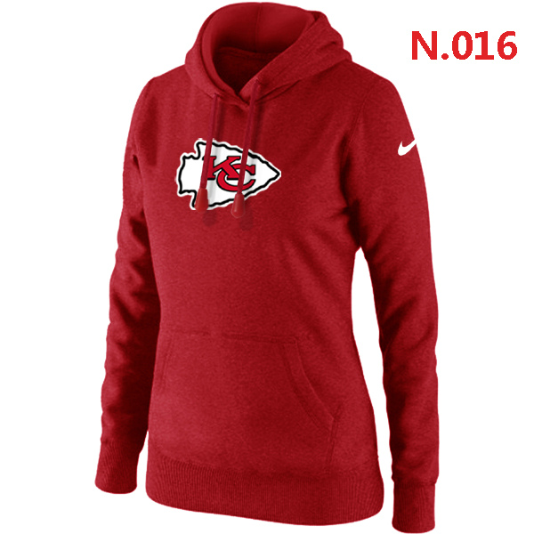 NFL Kansas City Chiefs Red Hoodie for Women