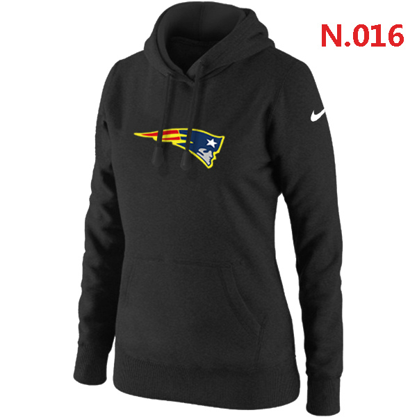 NFL New England Patriots Black Hoodie for Women