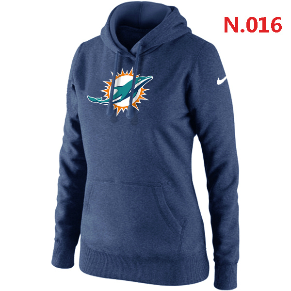 NFL Miami Dolphins D.Blue Hoodie for Women