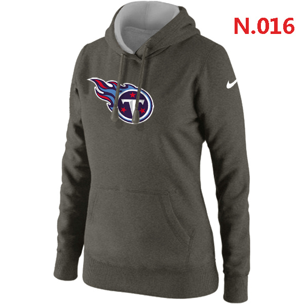 NFL Tennessee Titans D.Grey Hoodie for Women