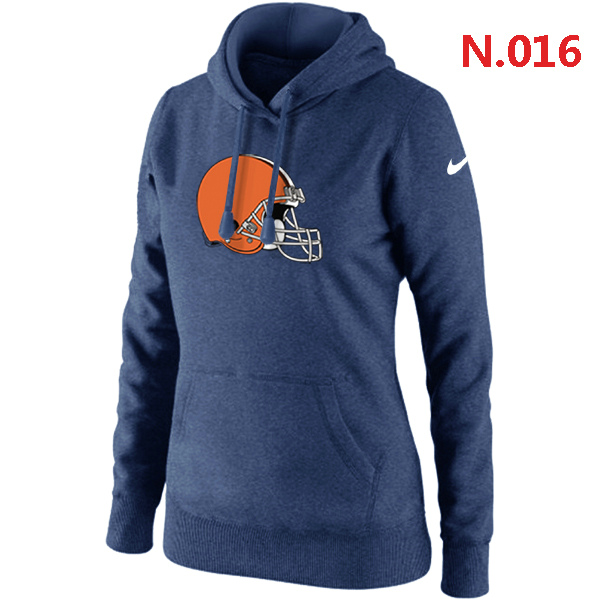 NFL Cleveland Browns Blue Hoodie for Women