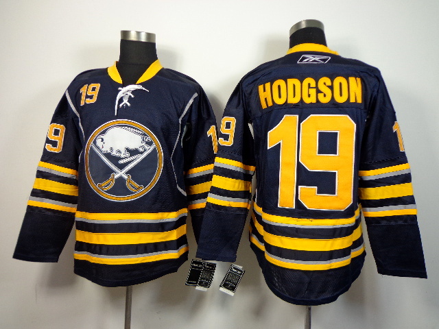 NHL Buffalo Sabres #19 Hodgson Blue Jersey