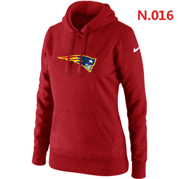 NFL New England Patriots Red Hoodie for Women