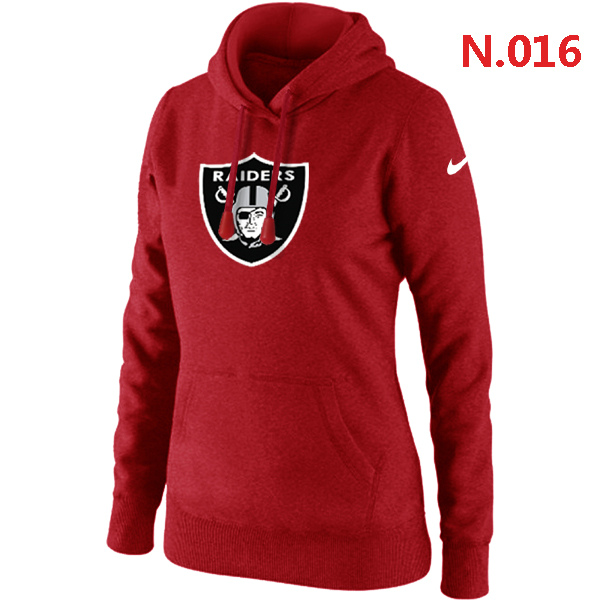 NFL Oakland Raiders Red Hoodie for Women