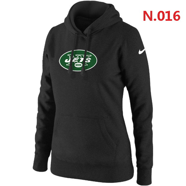 NFL New York Jets Black Hoodie for Women