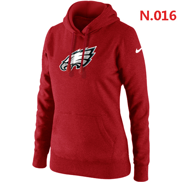 NFL Philadelphia Eagles Red Hoodie for Women