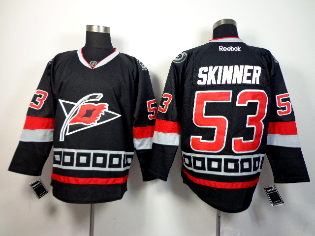 NHL Carolina Hurricanes #53 Skinner Black Jersey