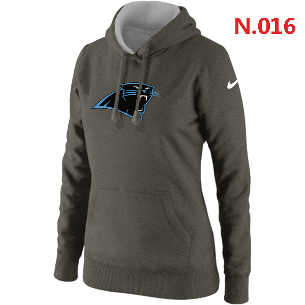 NFL Carolina Panthers Dark Grey Hoodie for Women