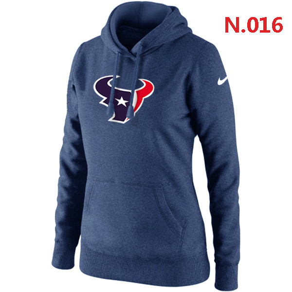 NFL Houstan Texans Dark Blue Color Hoodie for Women