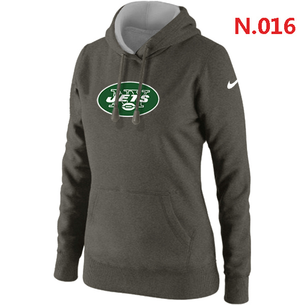 NFL New York Jets D.Grey Hoodie for Women