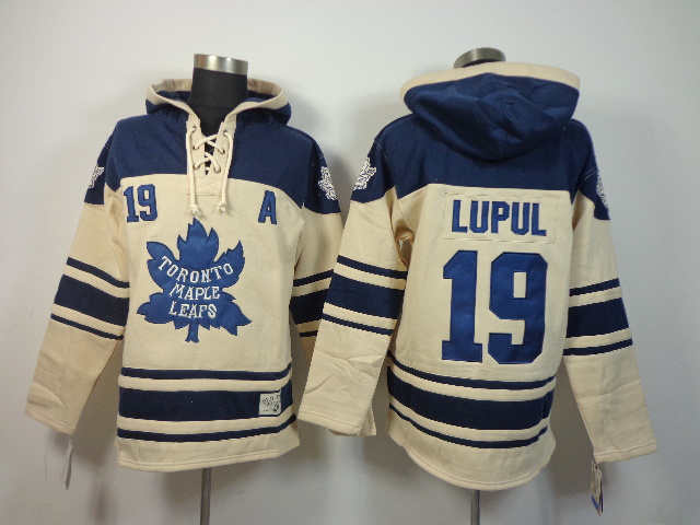 NHL Toronto Maple Leafs #19 Lupul Cream Hoodie