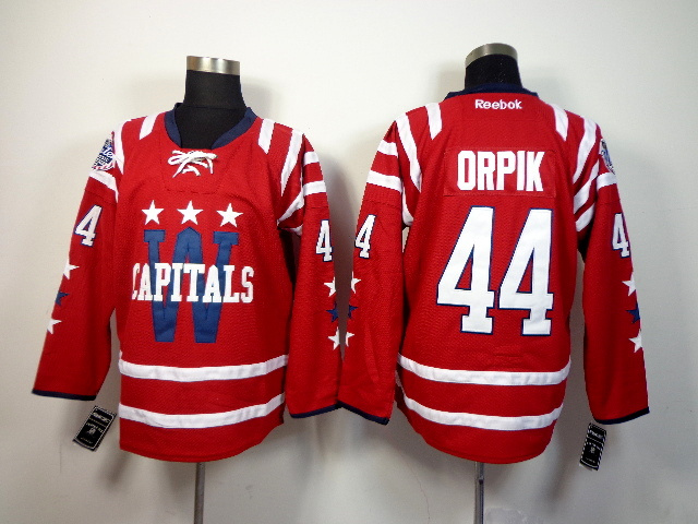 NHL Washington Capitals #44 Orpik Red Jersey