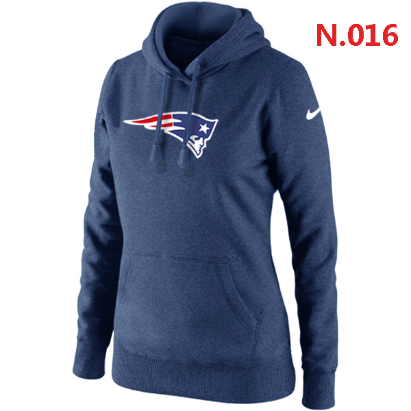 NFL New England Patriots Blue Hoodie for Women