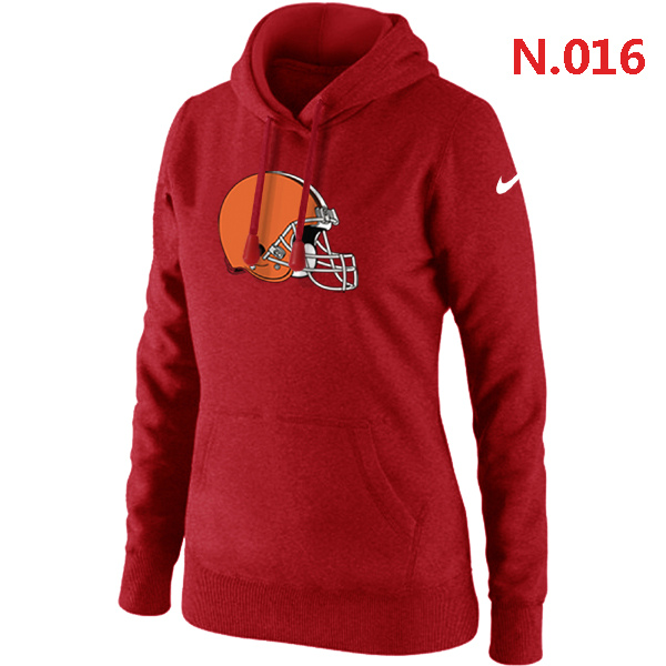 NFL Cleveland Browns Red Hoodie for Women