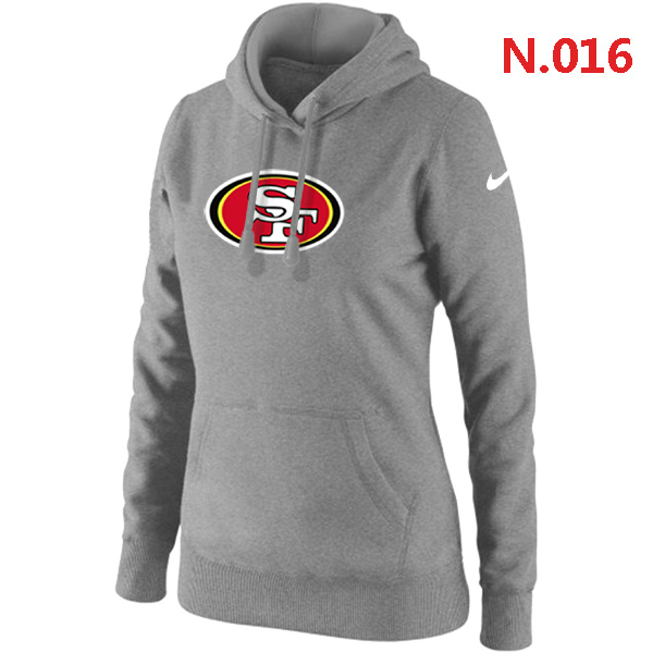 NFL San Francisco 49ers Women Hoodie Grey