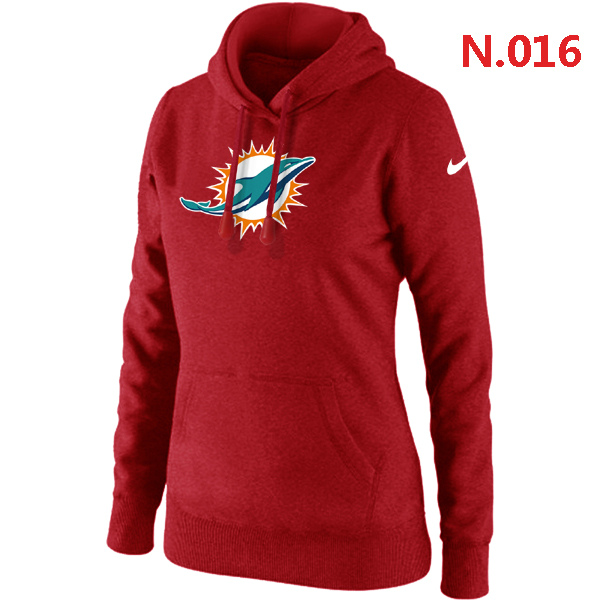 NFL Miami Dolphins Red Hoodie for Women