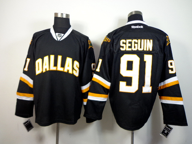 NHL Dallas Stars #91 Seguin Black Jersey