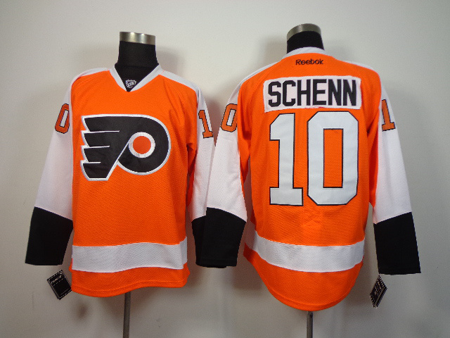 NHL Philadelphia Flyers #10 Schenn Orange Jersey