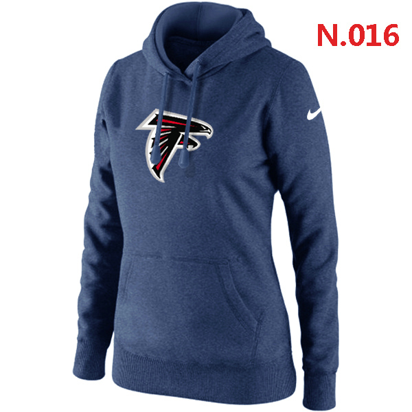 NFL Atlanta Falcons Blue Hoodie for Women