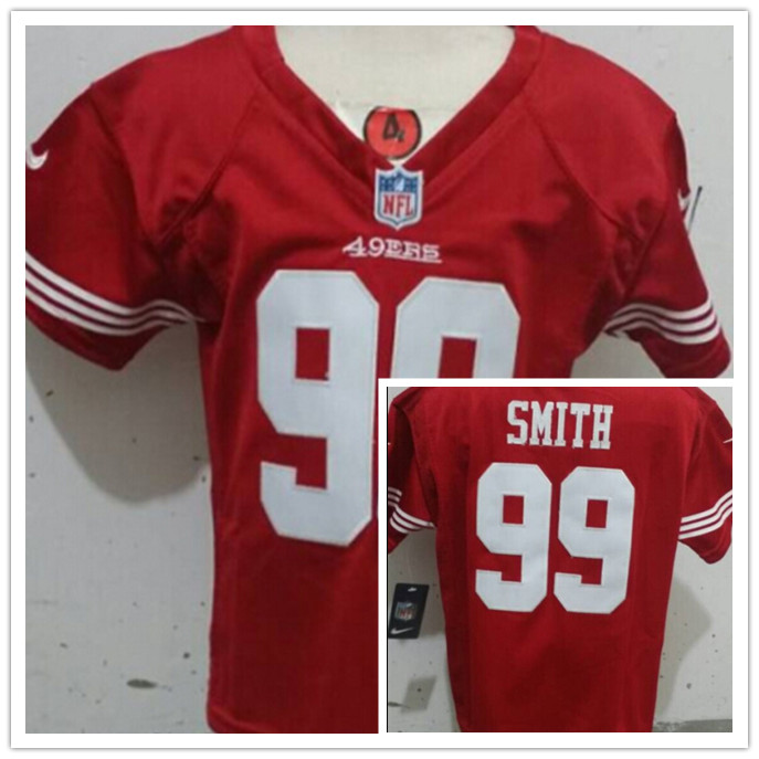 NFL Nike San Francisco 49ers #99 Smith Red Infant Jersey