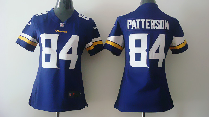 Nike Minnesota Vikings #84 Patterson Purple Jersey