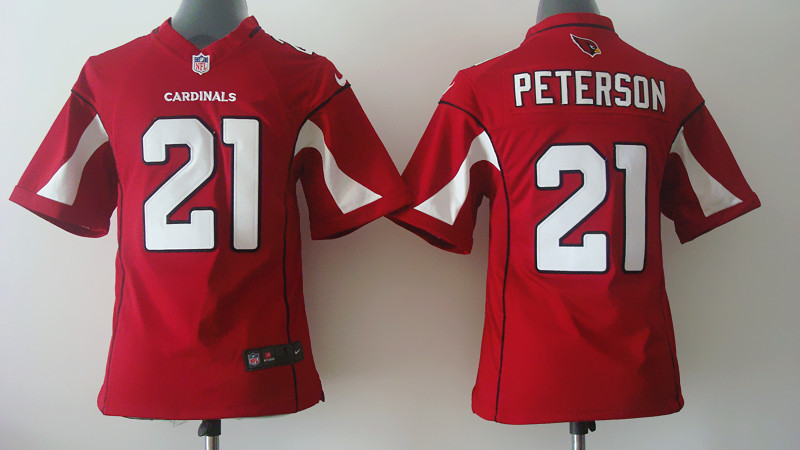 Nike Arizona Cardinals Patrick Peterson Youth #21 Red Jersey