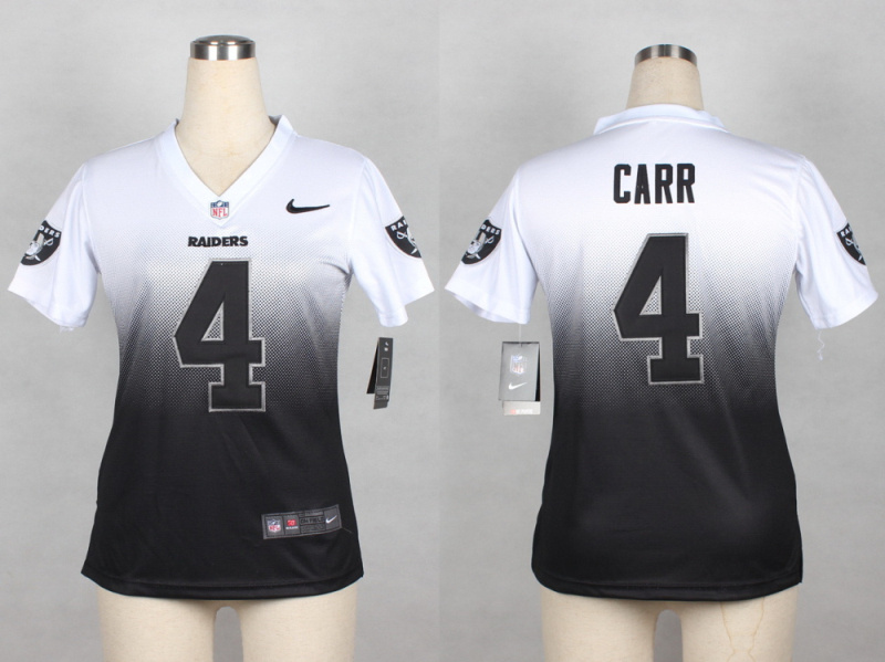 Nike Oakland raiders #4 Carr Women Drift Fashion Jersey