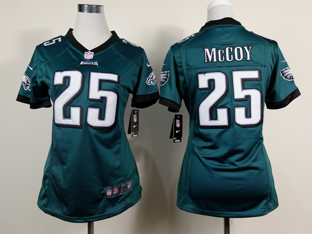 Nike Philadelphia Eagles #25 McCOY Green Women Jersey