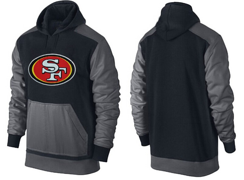 NFL San Francisco 49ers Black Grey Hoodie