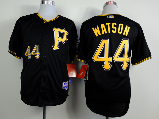 MLB Pittsburgh Pirates #44 Watson Black Jersey