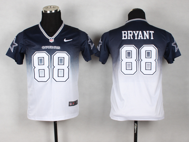 Nike NFL Dallas cowboys #88 Bryant Fadeaway Drift Fashion Youth Jersey