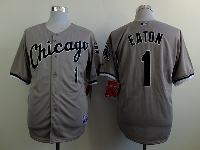 MLB Chicago white sox #1 Eaton Grey Jersey