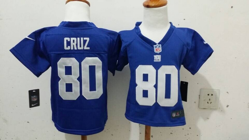 NFL Nike New York Giants #80 Cruz Blue Infant Jersey